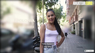 Spanyol modell Apolonia forró puncija