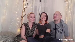 Vincent Sophia Flo forró hármasban osztják szexet