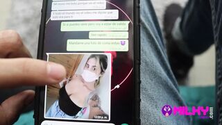 Yorgelis Carrillo mohón szopja és dörzsöli hatalmas tőgyeivel a farkat POV-ból